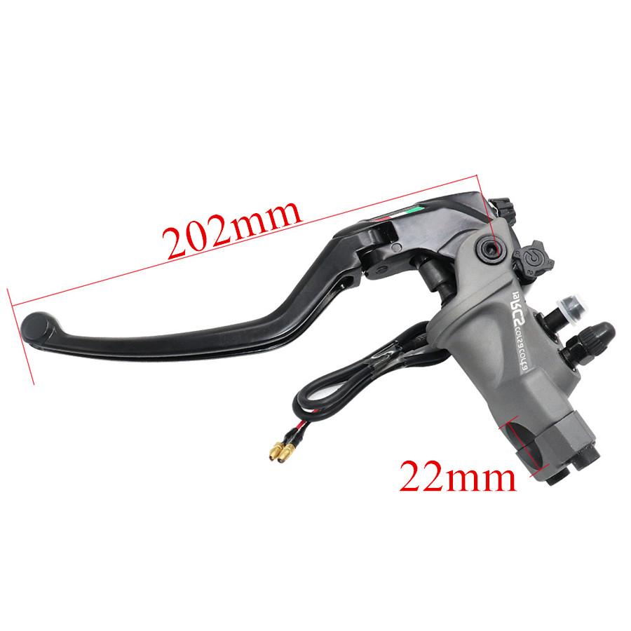 Left  Side CNC 19 RCS Motorcycle Brake Master Cylinder Cable clutch Radial Brake Pump 22mm Universal For Honda Yamaha Kawasaki Suzuki