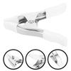 3 Pcs Size Spring Clip A-shaped Clips Backdrop Bride Clamps for