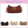 Stylish Women's 2024 Spring Fashion Clutch Bag Chic Baguette Crossbody Soft Pu Handbag