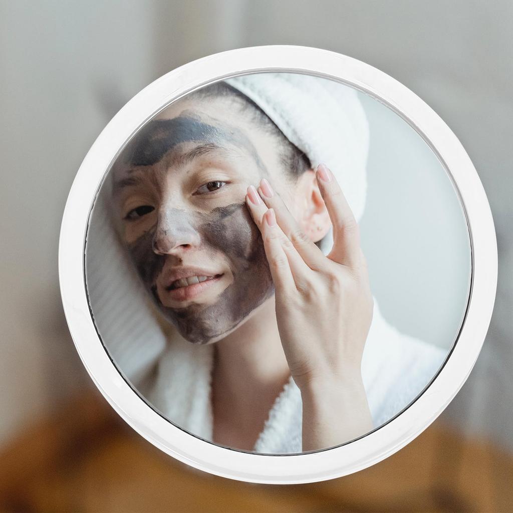 Beaupretty 10x Magnifying Mirror with Suction Cup for and Cosmetic Applications Makeup, Shower, Shaving,