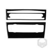 For Bmw 3 Series 2005-2012 E90 E92 Piano Black Air Conditioner CD Control Panel Plastic Cover Car Interior Accessoriers Sticker