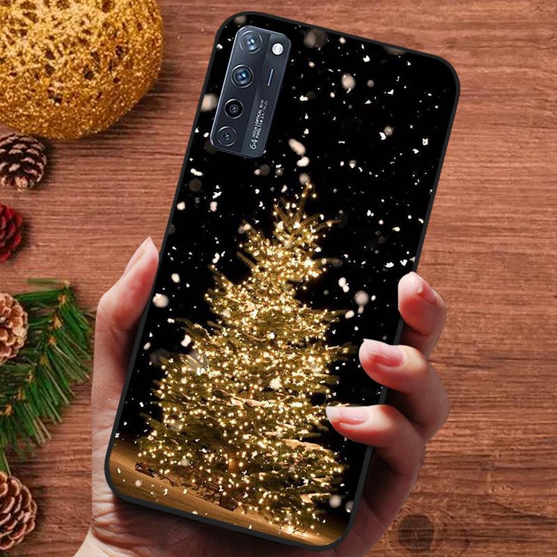 Świąteczne malowane etui na ZTE Axon 20 4G 5G Silikonowe miękkie etui na telefon na ZTE Axon 40 30 Pro Ultra A20 A2121 Capa Fundas