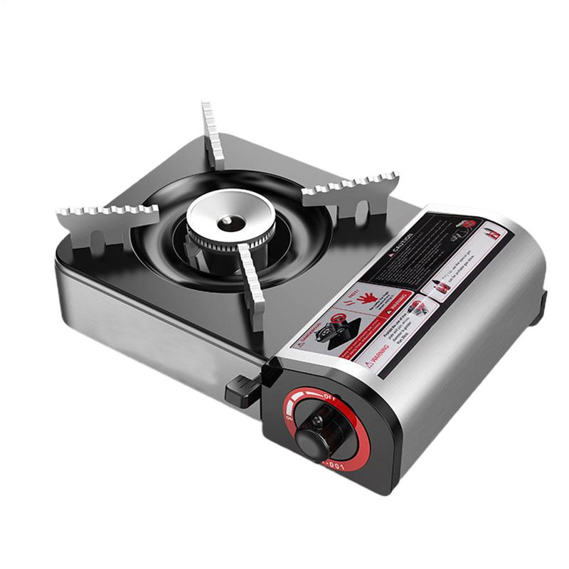 Portable Camping Gas Stove Burner Mini Cassette Stove Windproof Cassette Furnace Electronic Ignition Camp Picnic Furnace Burner