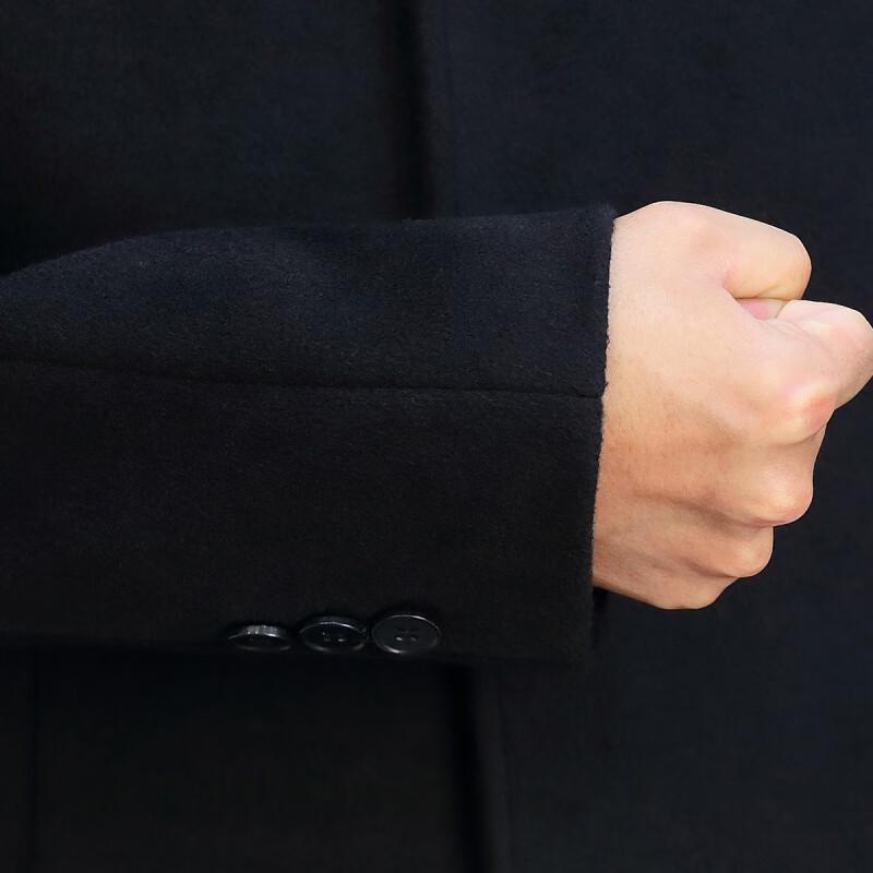 FAPAI.EC Men's Wool Blend Overcoat