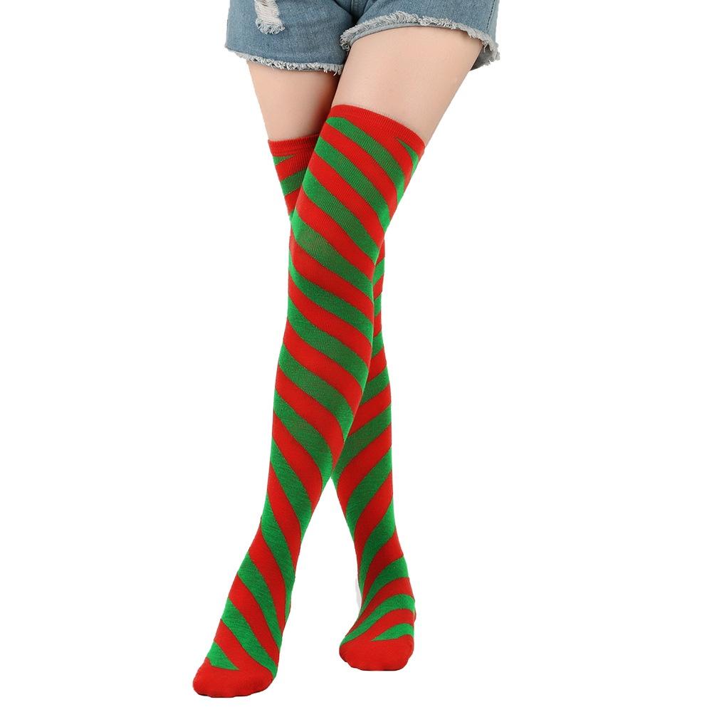 Solid And Patterned Long Socks High-quality Polyester Material Suitable For All Genders One Size Fits All