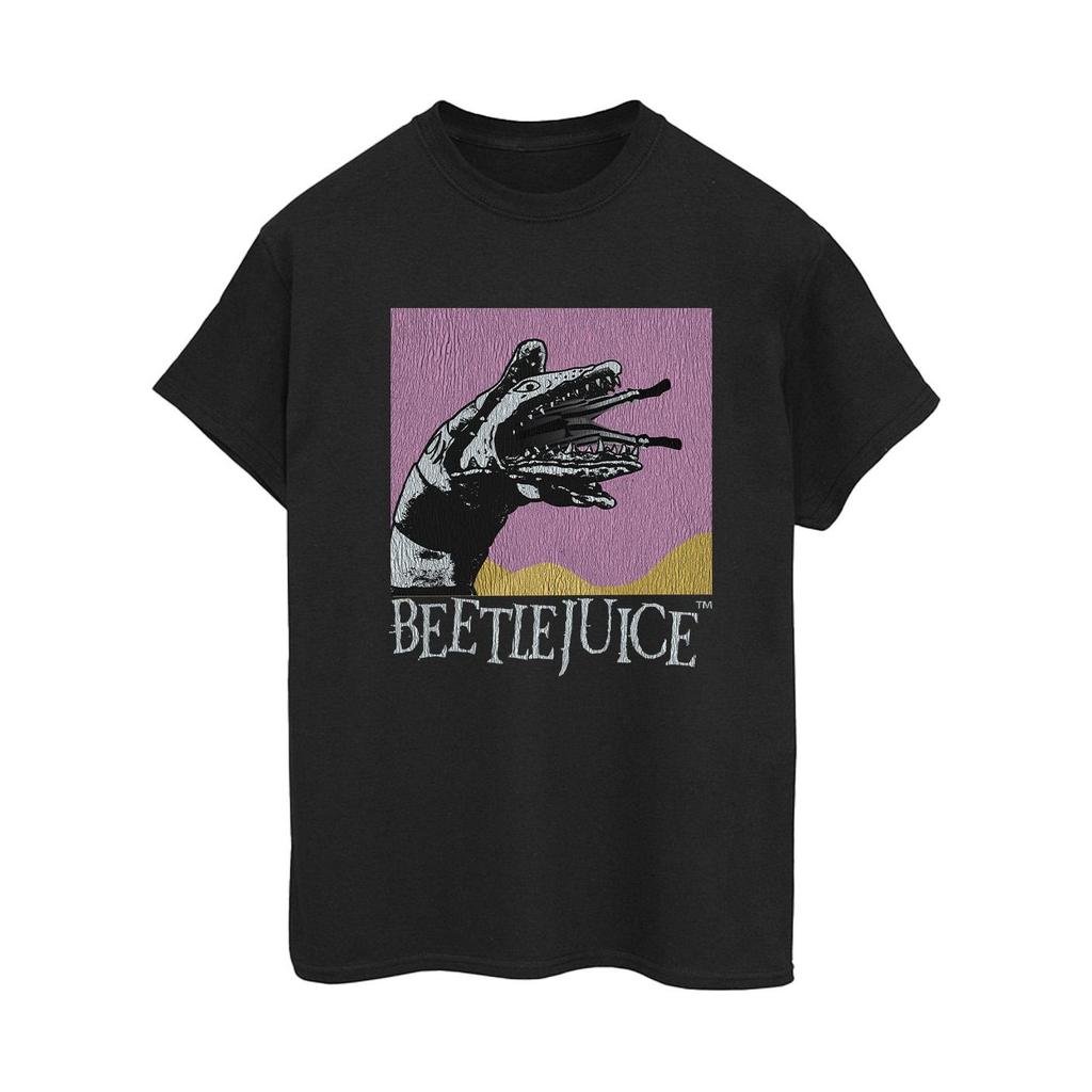 Beetlejuice Womens/Ladies Sandworm Snake Sandworm Cotton Boyfriend T-Shirt