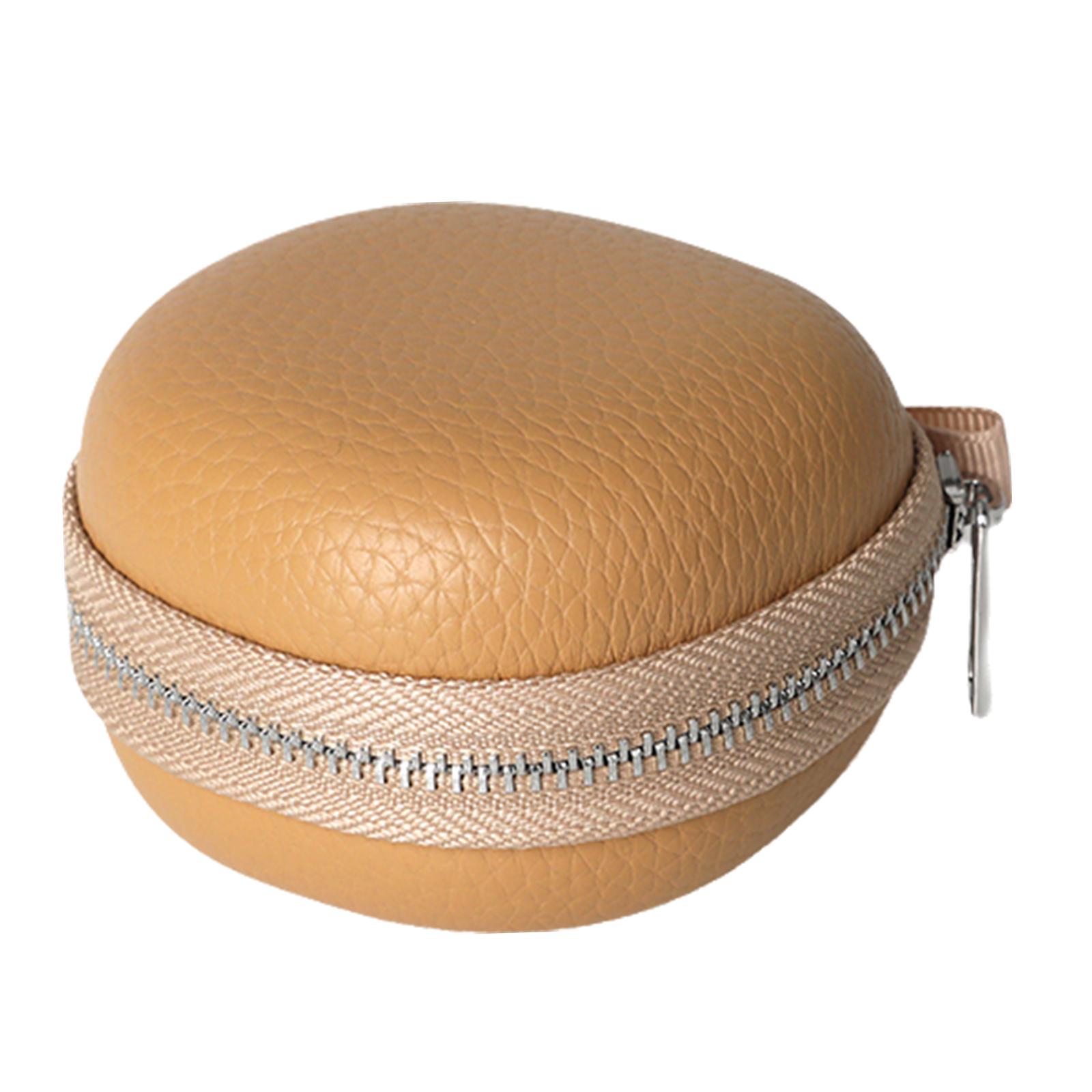 

PU Leather Case Headphones Carrying Bag For iFLYBUDS Nano+ Headphones Headsets Storage Bag Box коричневий