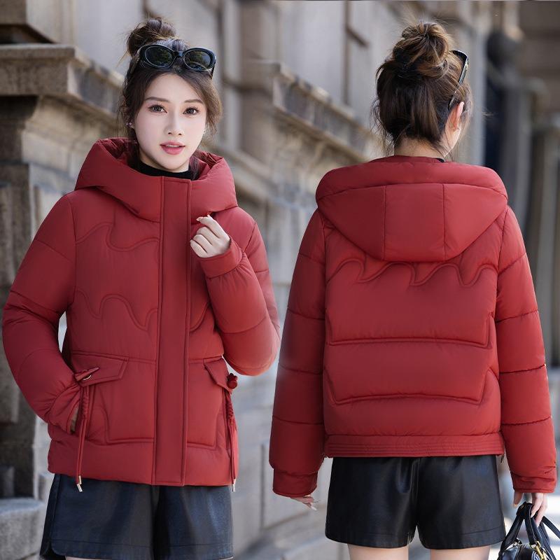 Cotton clothes women's jackets winter new fashionable loose primary and secondary school students short thickened cotton-padded clothes