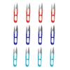 12 Pcspack Mixed Color Small Yarn Scissors Thread Scissors for Household Use