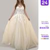 2025 European and American Cross-border Foreign Trade New Wedding Dress Amazon Sexy Lace Wedding Dress Three-color Dress