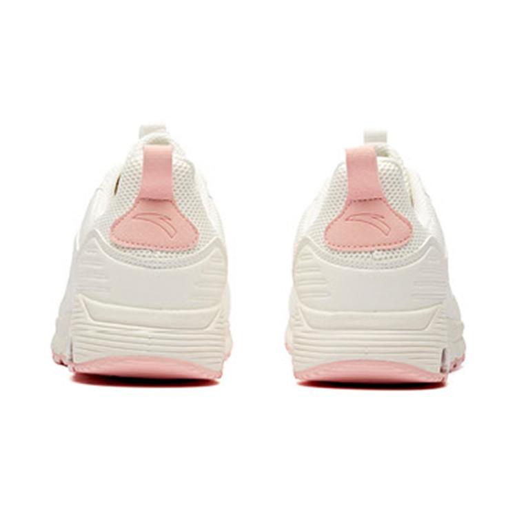Anta Variety Training Collection Anti-Slip And Wear-Resistant Lightweight Low-Top Running Shoes Women's White Pink 12917775-1