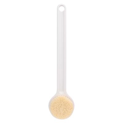 Long Handle Soft Hair Bath Brush Skin Deep Cleaning Exfoliating Body Scrubber Shower BrushWhite