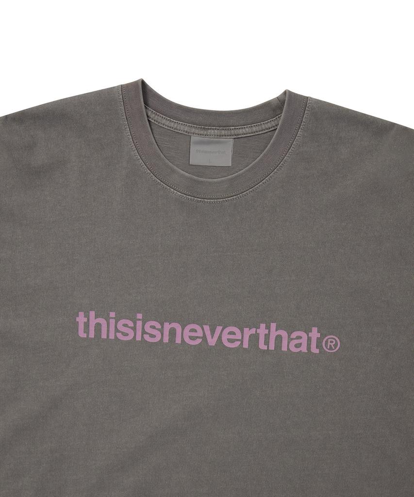 THISISNEVERTHAT T-Logo L/S Tee Dark Gray