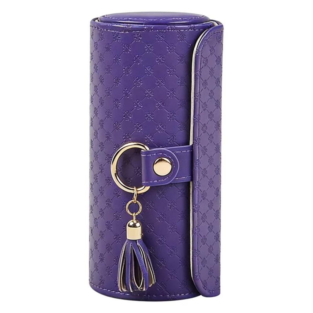 Magnetic Closure 3-Tier Cylindrical Jewelry Organizer Travel Jewelry Storage  Gift For Women