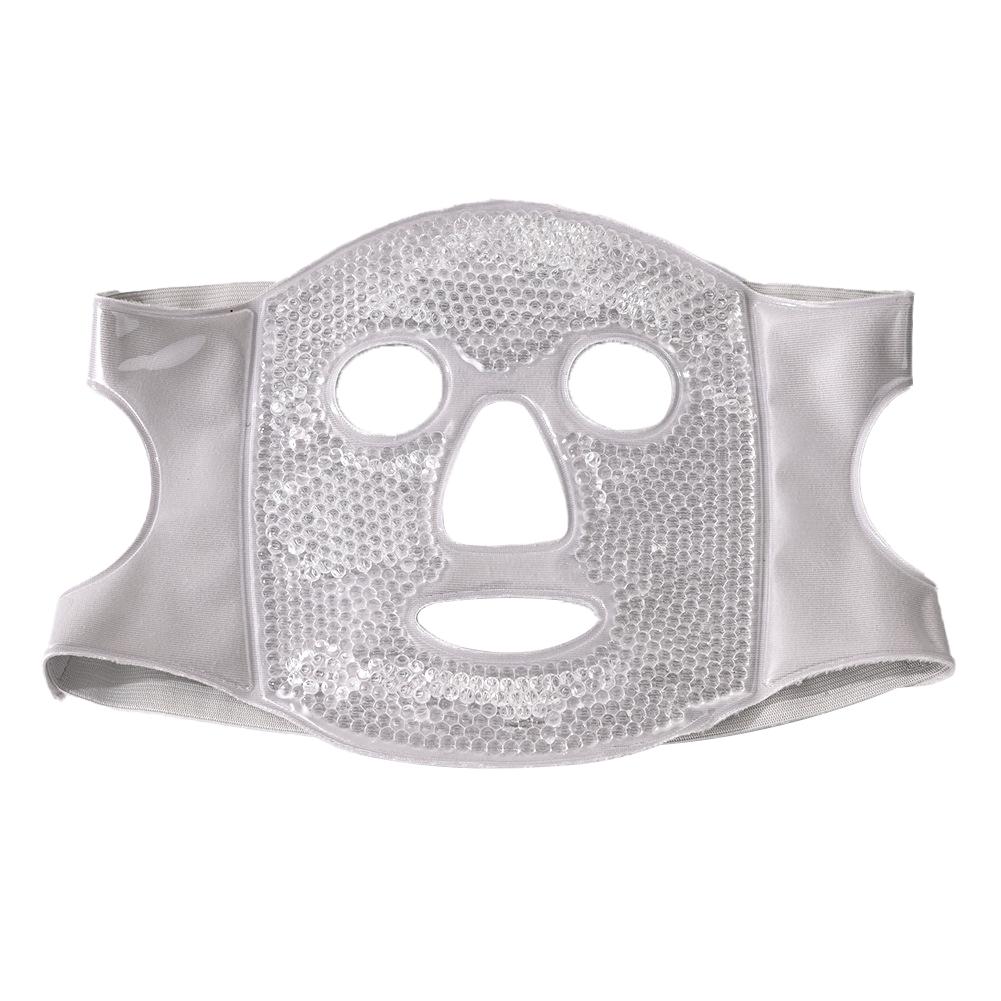 Portable Ice Face Mask Reusable Cold Compress Ice Pack Flexible Puffy Eyes Face Relief Cooling Mask Gel Face Mask for Hot And Cold Therapy