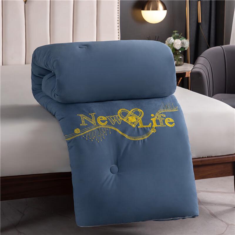 OEING Embroidered Soybean Fiber Winter Comforter
