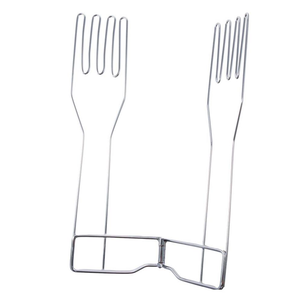 Collapsible Gloves Holder Carbon Steel Glove Drain Stand Practical Vertical Glove Support  Kitchen