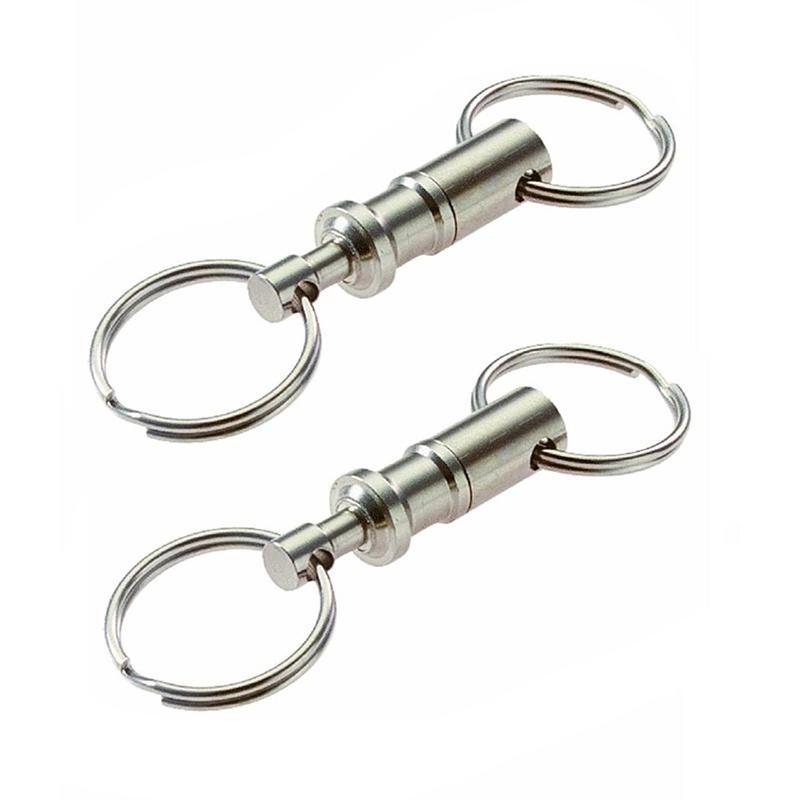 3pcs Abnehmbar Keychain Schlüsselring Schlüsselanhänger Karabinerhaken Keyring