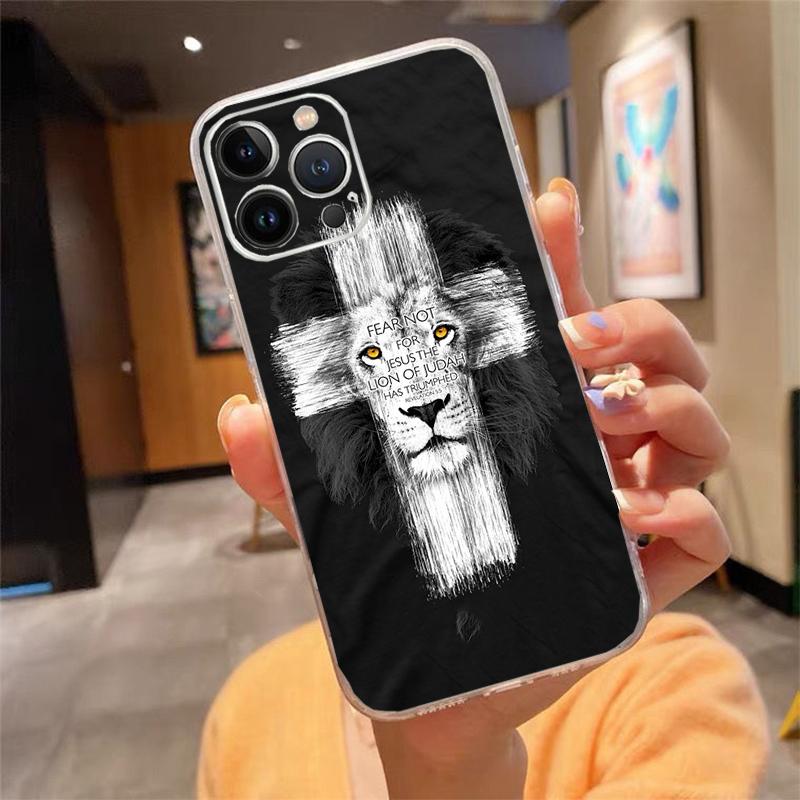 

Phone Case For iphone 17 Pro Max Air 17 16 15 14 13 Pro Max 15Plus 15 16 Pro Jesus Christ Cross iphone 13