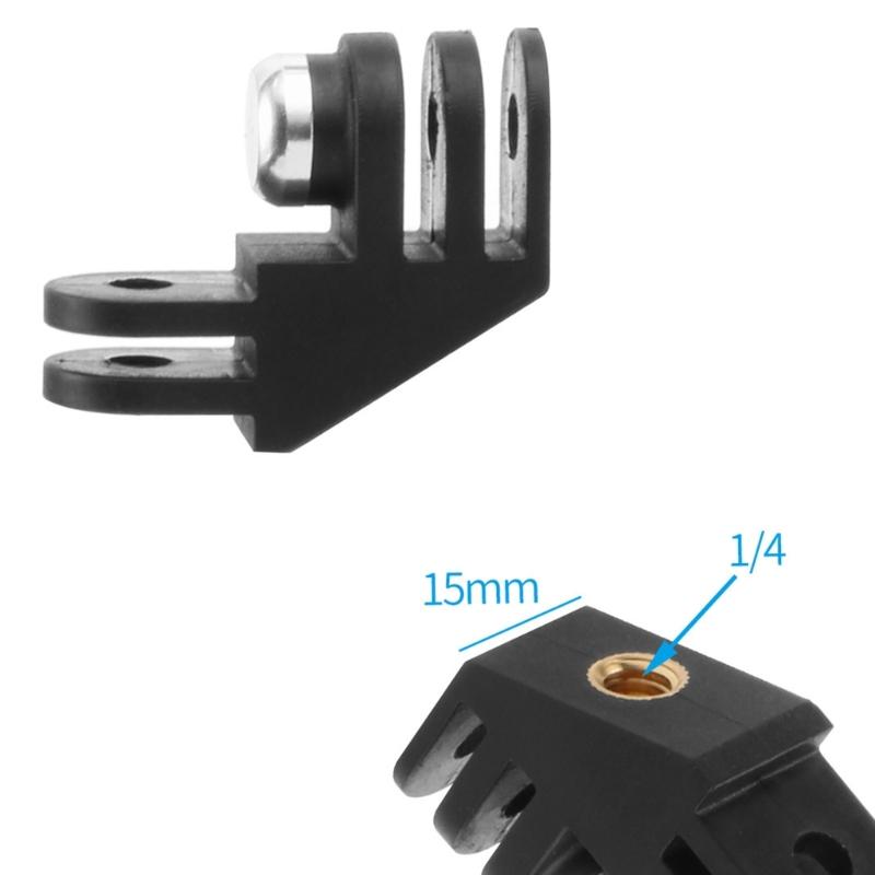 Action Camera Connector Adapter with Quick Release Design Ensuring Stable Attachment for Outdoor Photography