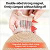 Pony Magnetic Hat Clip Portable Leather Holder for Travel Outdoor Hands-Free Bag Clip Multi-purpose Sun Hat Storage Accessory
