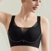 French Lace Bra Women's Gathering Adjustable Bra Sexy Summer Breathable Bra