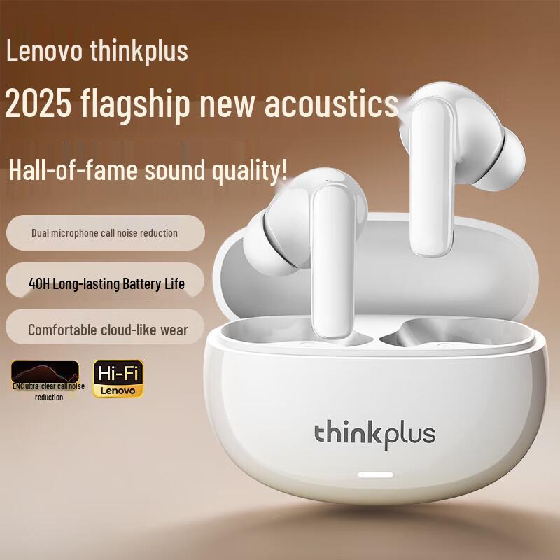 Lenovo True Wireless Bluetooth Earbuds for Music & Gaming