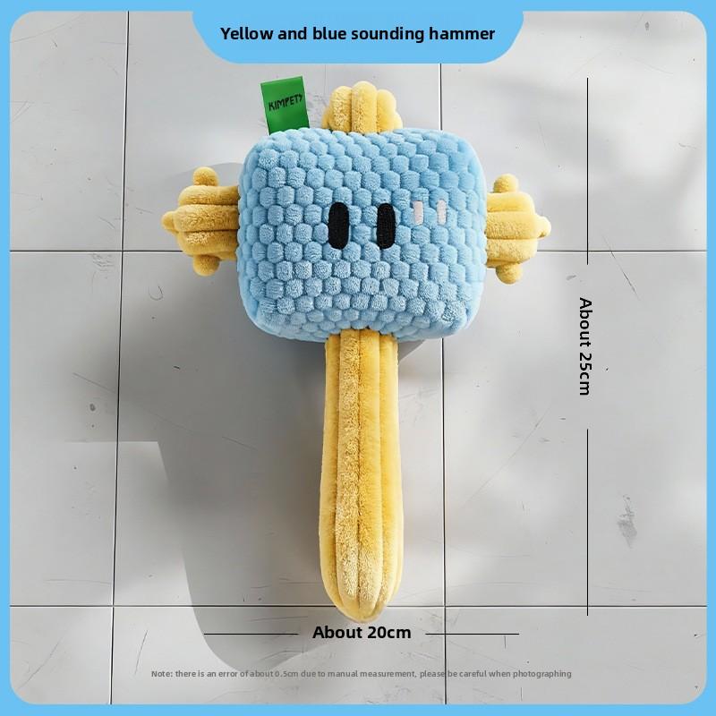 Dog Toy Mouse-catching Hammer Toy Chewing Toy with Sound Interaction and Durability for Dogs, Pet Plush Toy