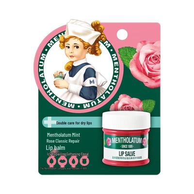 Mentholatum Moisturizing Mint Rose Lip Balm