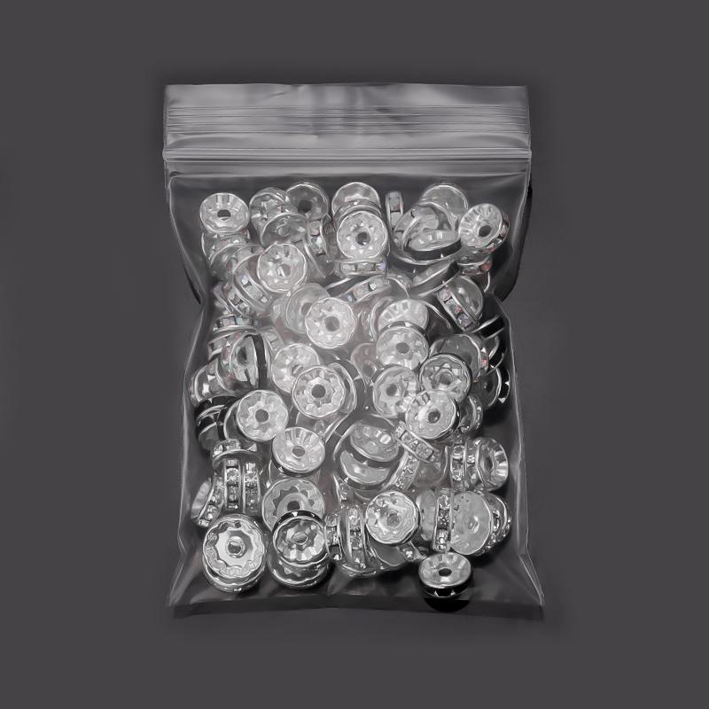 Louleur High Quality Rhinestone Crystal Beads Rondelle Loose Spacer Beads For DIY Jewelry Making Accessories Supplie Wholesale