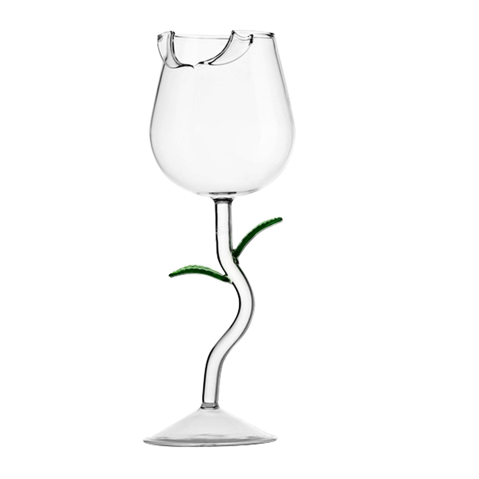 

Келих для рожевого вина Романтичний келих для коктейлів Келих для червоного вина 150/400 мл У формі квітки троянди Келих для соку та шампанського Бар Весільна прикраса 150ml