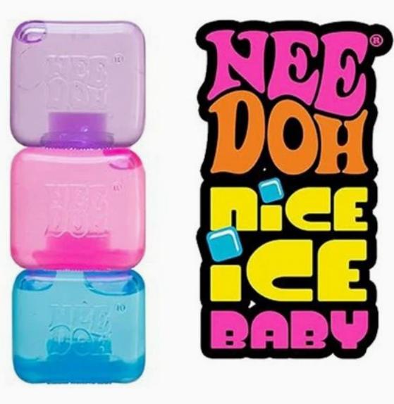 Needoh Nice Cube Sensory Stress Reliever Fidget Tool For Anxiety & Focus Desk Sensory Cube For Adults & Kids