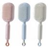 Retractable Cushion Comb Wet & Dry Use Portable Massage Comb Reusable Self Cleaning Hair Brush for Home Travel Office School