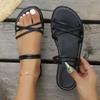 Women's Sandals Sexy Summer Shoes For Women Summer Sandals 2026 New Flat Sandals Chaussures Femme Beach Slippers Women Footwear