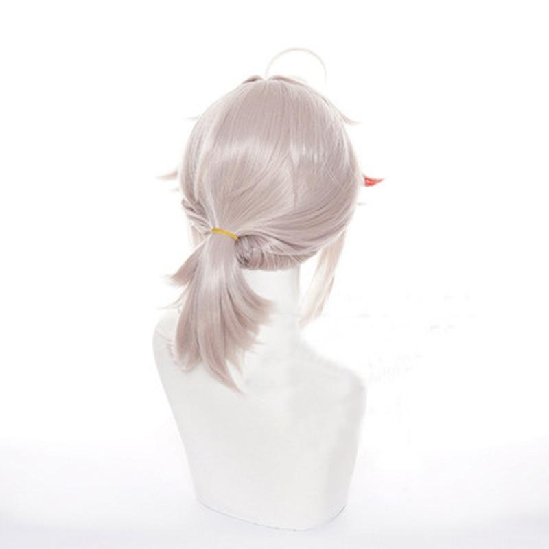 Kazuha Cosplay Paruka Genshin Impact 46cm Krátké vlasy Anime Cosplay Halloween tepelně odolné syntetické paruky