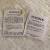 Used NIXON men's watch gold black [warranty included/not in operation]