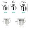 Stainless Steel Filter Tank Multipurpose Oil Pot Easy Clean Cooking Oil Strainer  Kitchen