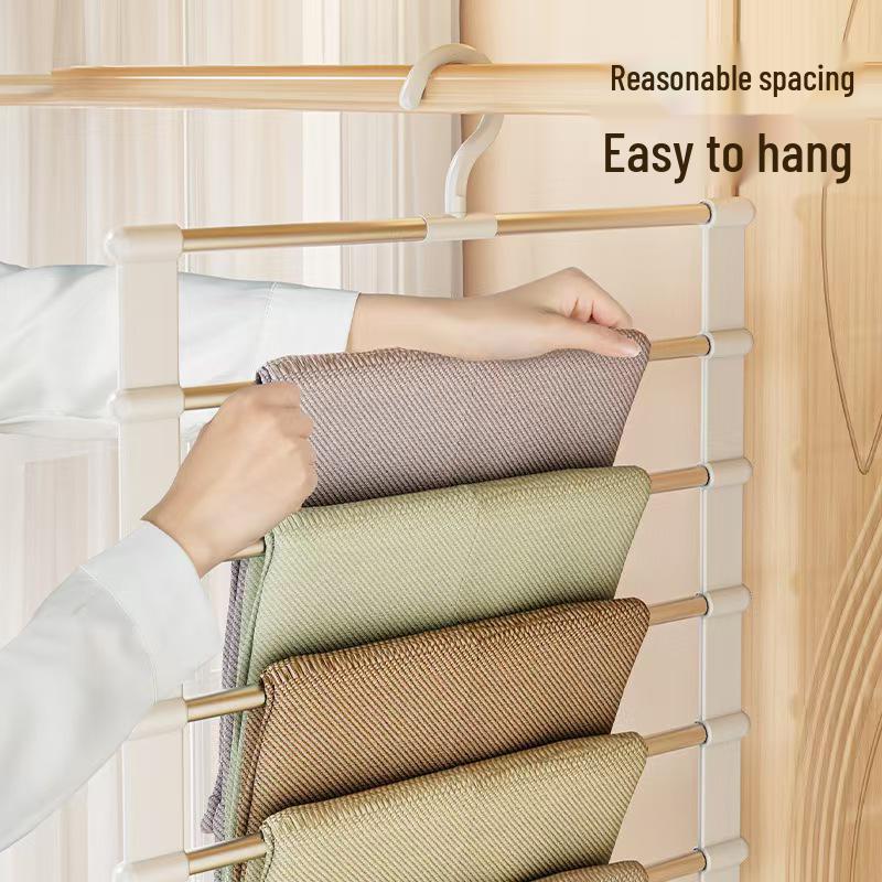 Stainless Steel Multifunctional Multi-layer Pants Storage Rack