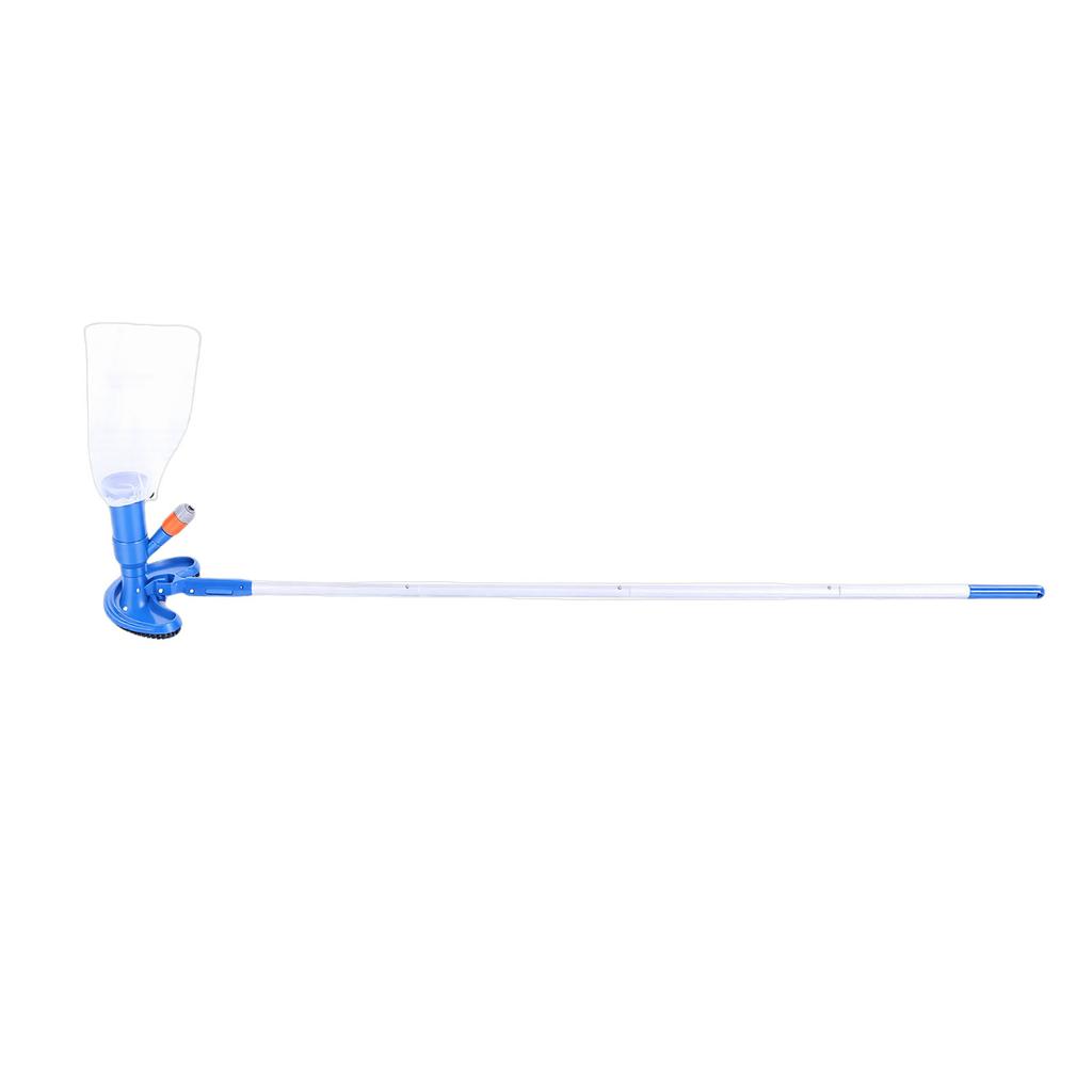 Pool Vacuum Jet Cleaner Labor Saving Portable Underwater Cleaner with 4 Section Pole for Swimming Pool Hot Tub Fountain