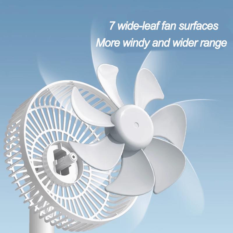 Portable Mini Desktop Fan High Power Quiet Operation Lightweight Design Suitable for Dormitory Room Bedroom Office Travel