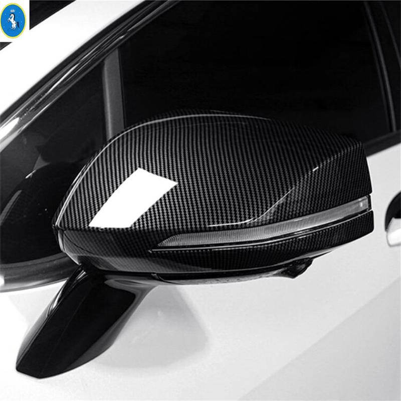 For Kia Sportage NQ5 2024 Carbon Fiber Look Rearview Mirror Shell Rear-view Mirror Cover Trim ABS Exterior Accessories