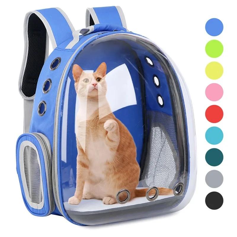 Pet Transport Bag Carrying For Cats .Cat Carrier Bags Breathable Pet Carriers Small Dog Cat Backpack Travel Space Capsule Cage