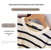 Plus Size Women's Summer Ice Silk Knit Slimming Short Sleeve Top