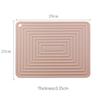 Silicone Dish Pot Drying Mat Heat-resistant Tableware Cup Draining Mat Kitchen Non-slip Round Rectangular Coaster Pad Table Mat
