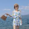 Women's 2025 Korean-Inspired Cross-Border Two-Piece Swimsuit: Conservative Beach Sport Style
