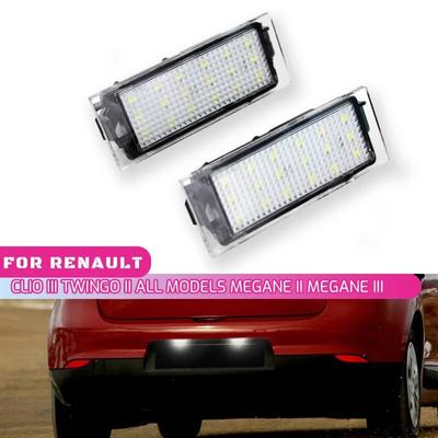 Auto LED Kennzeichenbeleuchtung für Renault Megane 3 Clio Laguna 2 Megane 3 Twingo Master Vel Satis