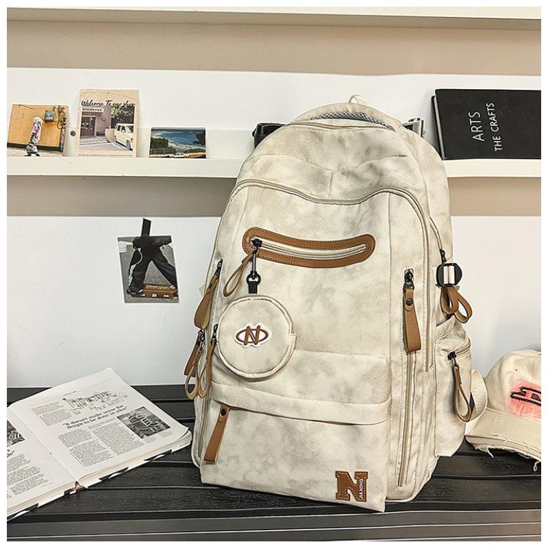 School bag new high value college style simple backpack couple light travel mountaineering large capacity backpack