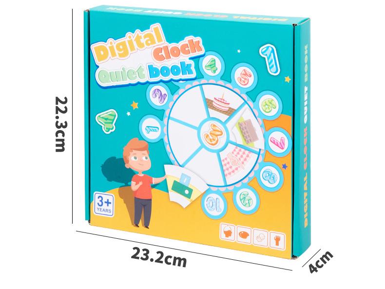 Children's Educational Velcro Clock Toy – Enhances Thinking, Hands-on Skills & Parent-Child Interaction