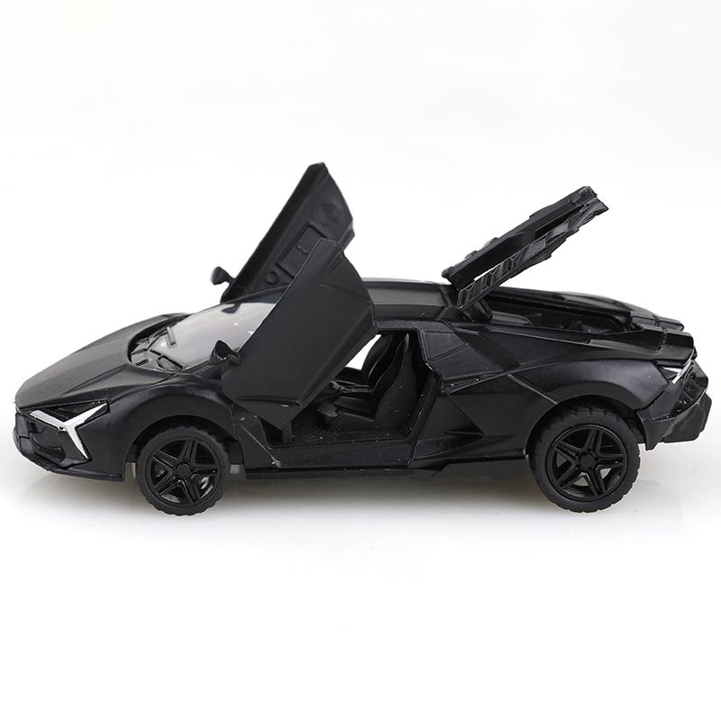 ABAY1 1:43 scale replica of the SVJ pullback alloy car model, children's toy, die-cast metal, pullback function.
