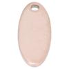 20pcs Stainless Steel Oval Pendant DIY Dog Tags with Hole Jewelry Making AccessoryRose Gold 6 X 15mm
